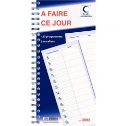 Carnet 'A faire ce jour'