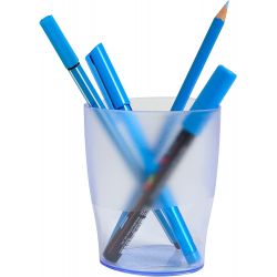 Pot à crayons - Bleu glacé