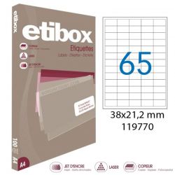 BOITE 6500 ETIQUETTES ETIBOX