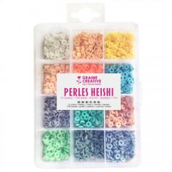 BOITE PERLES HEISHI PASTEL