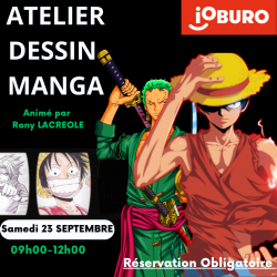 Atelier MANGA - Samedi 23...