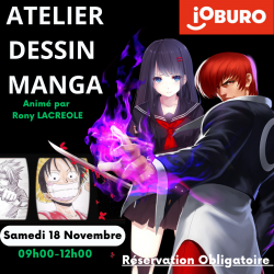 Atelier MANGA - Samedi 18...