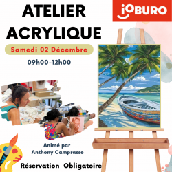 ATELIER ACRYLIQUE Samedi 02...