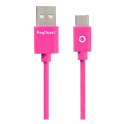 CABLE USB-C 3A 1,2M ROSE