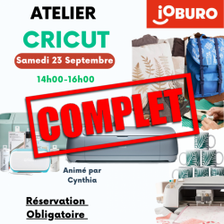 ATELIER CRICUT - SAMEDI 23...