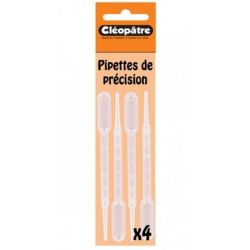 Lot de 4 pipettes de précision