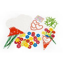 Set de 6 cartes bouquets de...