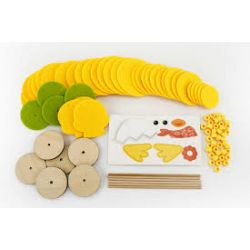Kit de 6 poussins rigolos à...