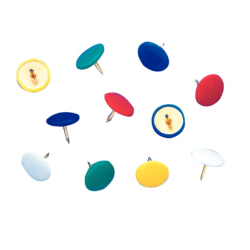 BTE 100 PUNAISE TETE COULEUR