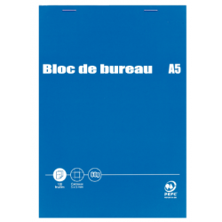 5 BLOCS BUREAU 100F A5 60G 5X5