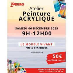 ATELIER ACRYLIQUE - SAMEDI...