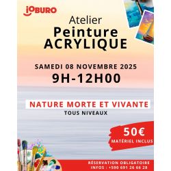 ATELIER ACRYLIQUE - SAMEDI...
