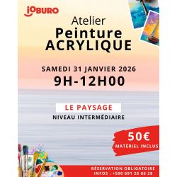 ATELIER ACRYLIQUE - SAMEDI...