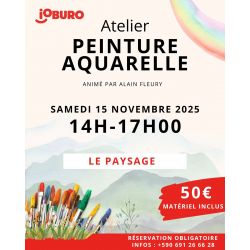 ATELIER AQUARELLE SAMEDI...