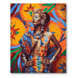 Peinture numérotée - Femme...