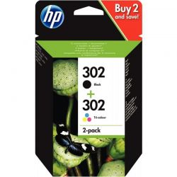 HP 302 -PACK NOIR ET COULEUR