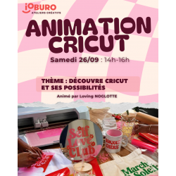 Animation CRICUT - Découvre...