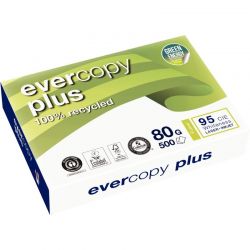 Papier recyclé A3 blanc 80 g Evercopy Plus - Ramette de 500 feuilles