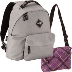 Sac a dos 3 en 1 gris chine