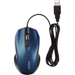 Souris optique filaire bleu