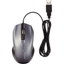 Souris optique filaire gris