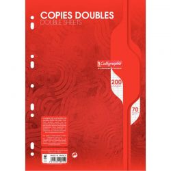 Copies Doubles Perforées 21 X 29,7