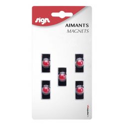 5 Aimants rectangulaires -...