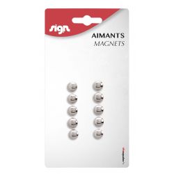 10 Aimants rectangulaires -...