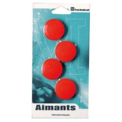 BLISTER 4 AIMANTS RONDS...