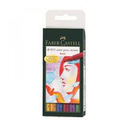 6 feutres PITT - artist pen...
