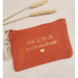 POCHETTE EN TISSU AVEC...