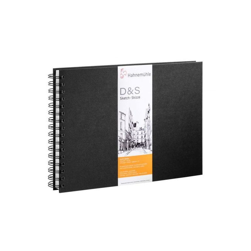 LIVRE CROQUIS DetS NOIR 140G DIN A5 PORTRAIT 80 FEUILLES SPIRALE