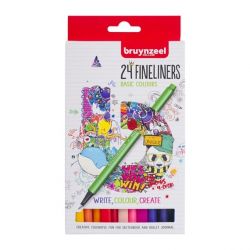 Bruynzeel Fineliner set 24...