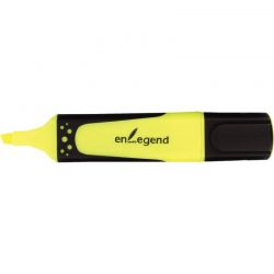 Surligneur grip jaune