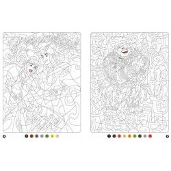 DISNEY PRINCESSES - Coloriages Magiques - Messages mystères