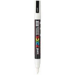 Uni Marqueur indélébile POSCA 0.9-1.3 mm Blanc